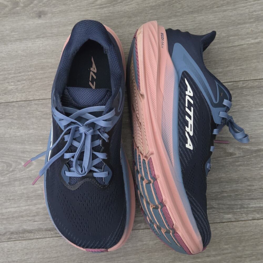 Altra Torin 8 Womens US 7 Navy Blue Pink Zero Drop Running Shoes AL0A85QF445 - Picture 11 of 16